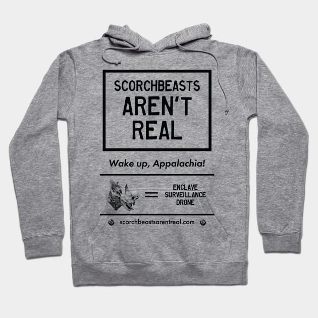 Scorchbeasts Aren't Real (For Light) Hoodie by JMDCO